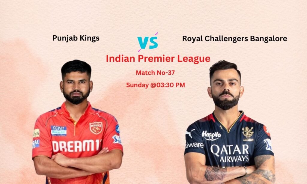 PBKS vs RCB Dream11 Prediction Indian Premier League Match No-37, Pitch Report, Team News, Playing11, Fantasy Team