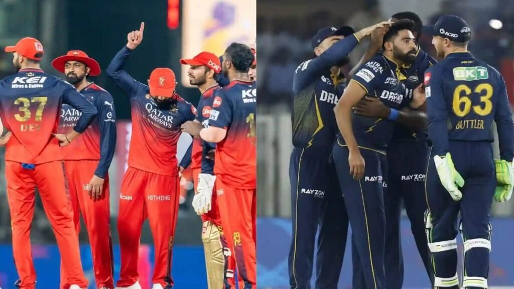 RCB vs GT Live Streaming IPL 2025