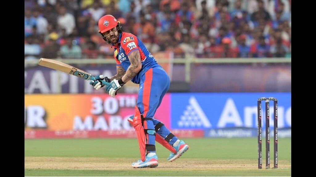 Why is Faf du Plessis not playing today's LSG vs DC IPL 2025 match?