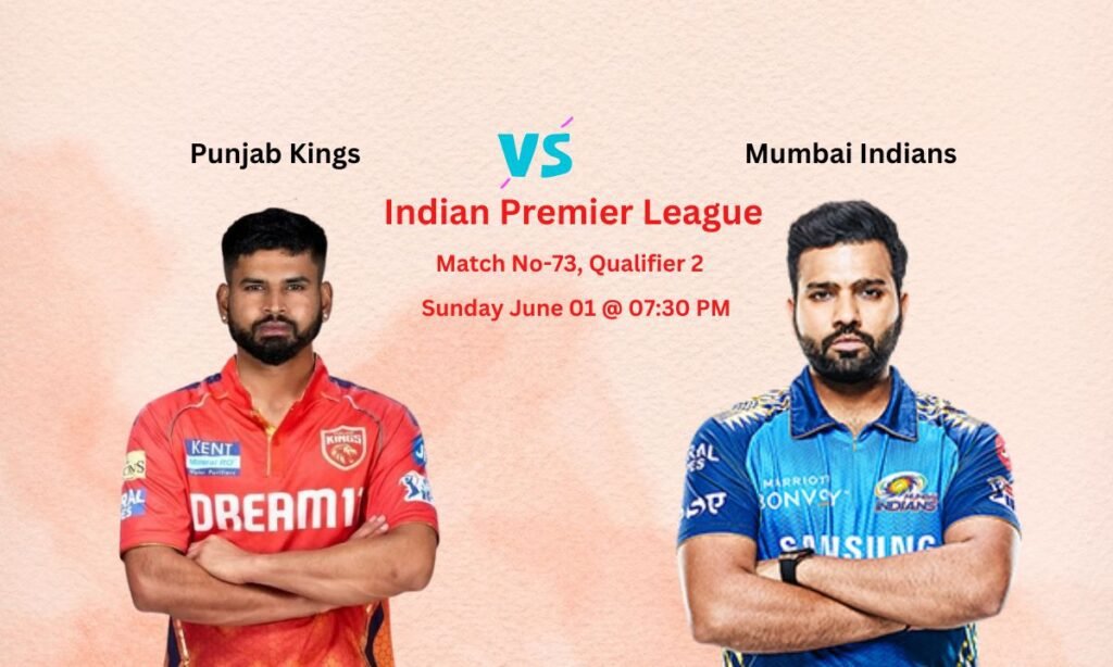 PBKS vs MI Dream11 Prediction Indian Premier League, IPL 2025 Qualifier 2, Pitch Report, Team News, Playing11, Fantasy Team