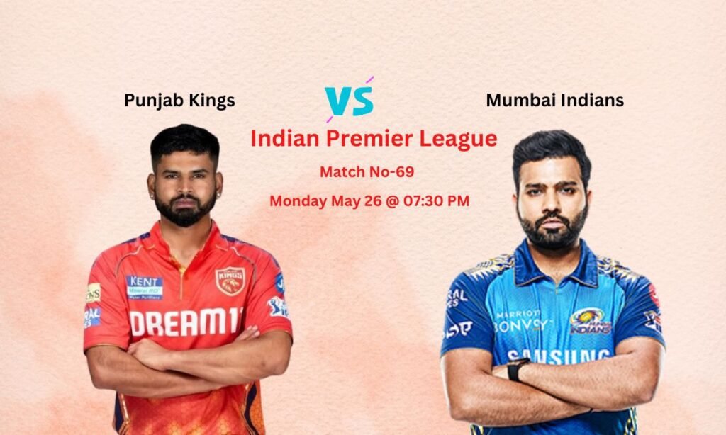 PBKS vs MI Dream11 Prediction Indian Premier League Match No-69, Pitch Report, Team News, Playing11, Fantasy Team