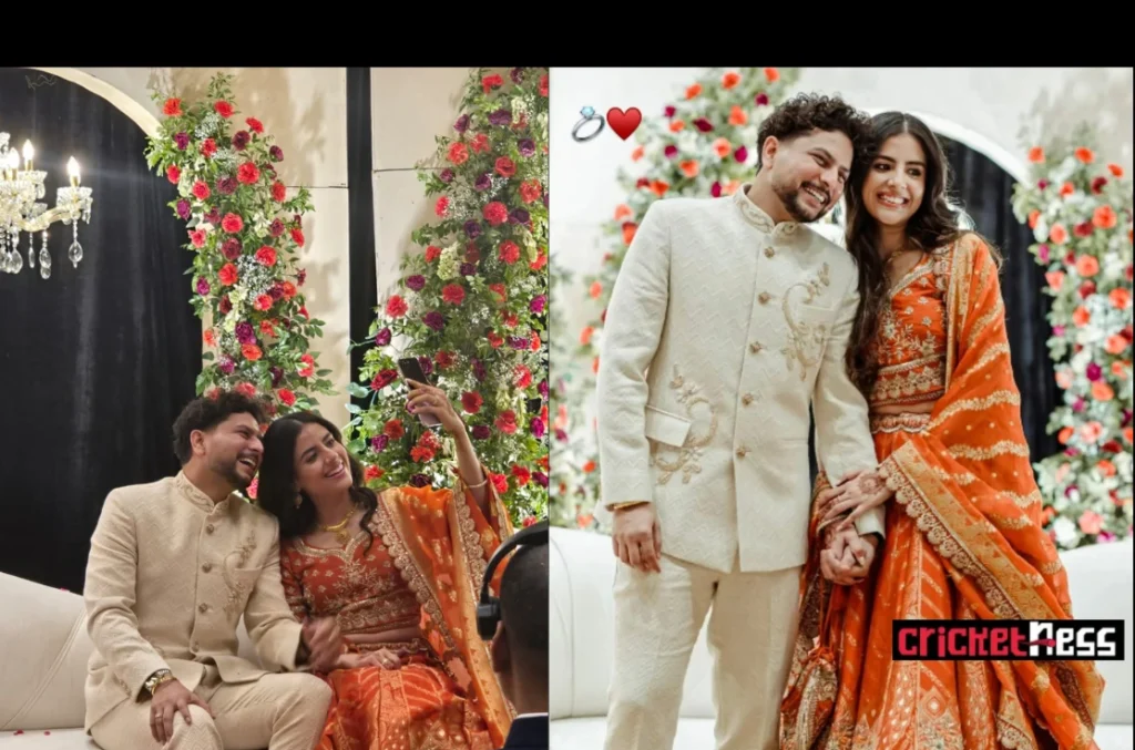 Kuldeep yadav and vanshikas engagement photos
